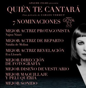 Quién Te Cantará - Premios Goya 2019